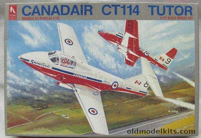 Hobby Craft 1/72 TWO Canadair CT-114 Tutor Snowbirds, HC1362 plastic model kit